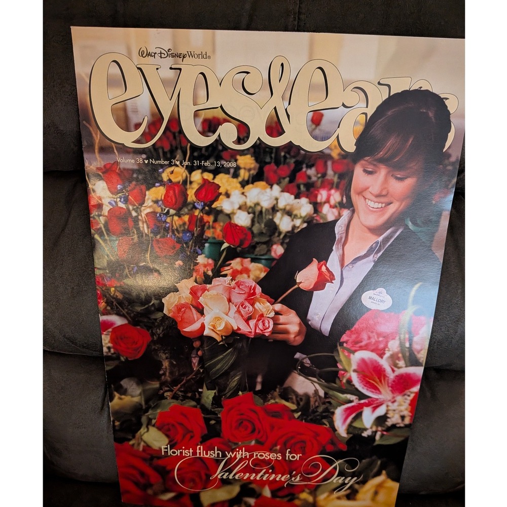Walt Disney World Eyes & Ears Magazine Vol 38 No 3 Jan 31-Feb‎ 13 2008 Valentine